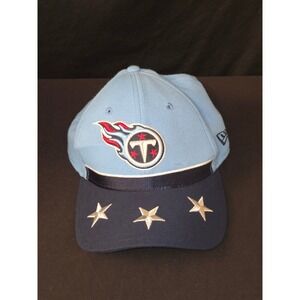 Tennessee Titans NFL New Era 39Thirty Hat Cap L/XL Light Blue‎ Stars